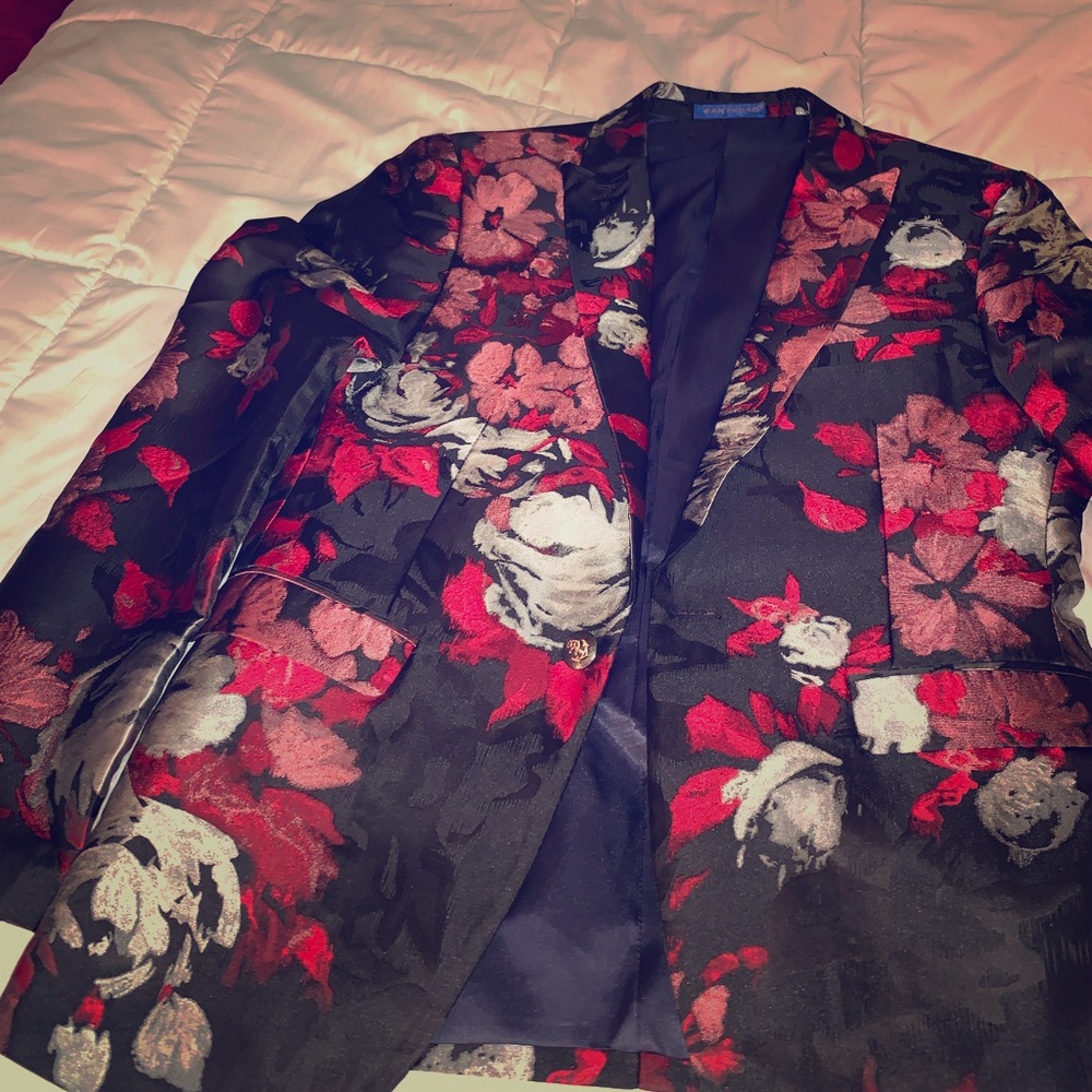 Graphic blazer multicolor